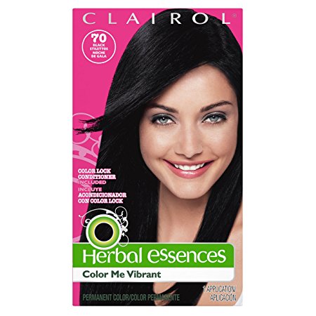 Herbal Essences Color Me Vibrant Permanent Hair Color 070 Black Stilettos 1 Kit