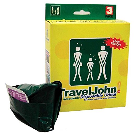 Travel John Disposable Resealable Urinals
