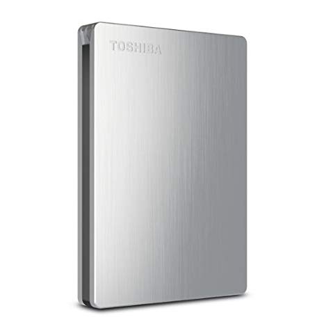 Toshiba Canvio Slim II 1TB Portable External Hard Drive for Mac (HDTD210XSMEA)