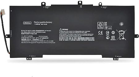 VR03XL VR03 Laptop Battery Replacement for HP Envy 13-d 13-d000 13-d010nr 13-d008na 13-d053s3 13-d040wm 13-d049tu 13-d040nr 13-d010nr 13-d022tu 13-d006la 816497-1C1 816497-1C1 Series(11.4V 45Wh)