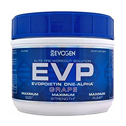 Evogen EVP 40 Servings Protein Powders, Grape, 0.99 Pound