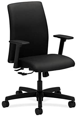 HON Ignition Task Chair - Low Back Chair for Office or Computer Desk, Black (HITL1)