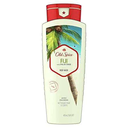 Old Spice Fresher Fiji Scent Body Wash For Men, 473ml