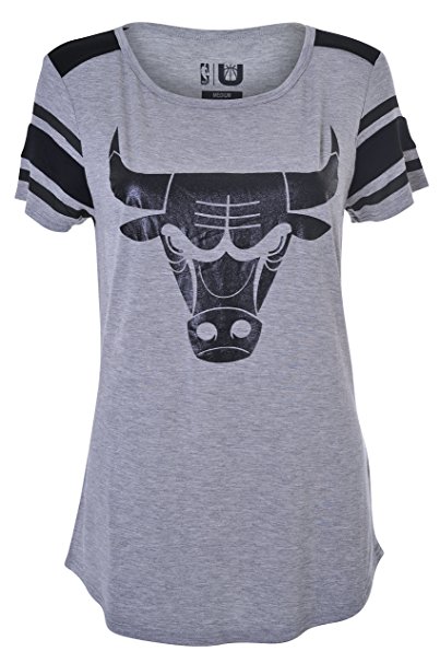 NBA Women's Box Varsity Stripe Short Sleeve T-Shirt Top