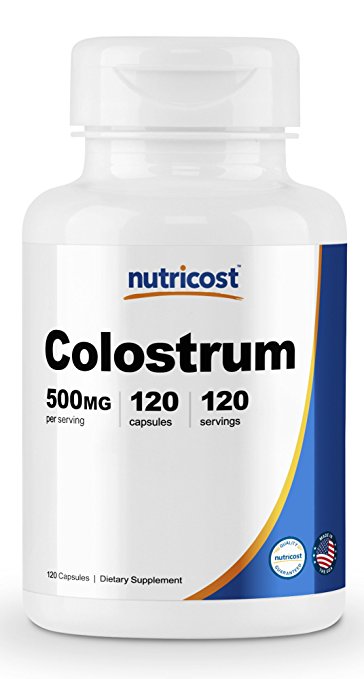 Nutricost Colostrum 500mg, 120 Capsules