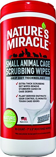 Nature's Miracle 30 Count Small Animal Cage Scrubbing Wipes