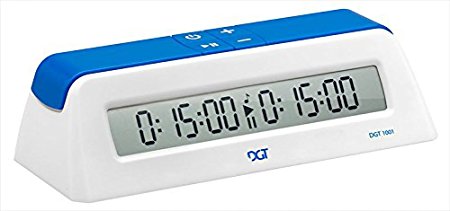 DGT1001 Universal Chess Clock and Game Timer - White …