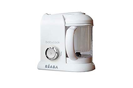 BEABA Babycook 4 in 1 Steam Cooker & Blender and Dishwasher Safe, 4.5 Cups, White