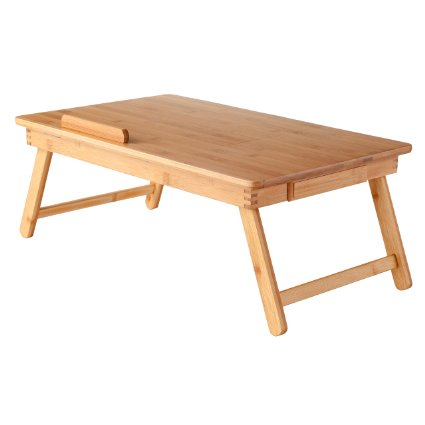 Winsome Wood Baldwin Lap Desk with Flip Top Bamboo