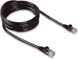 Belkin 5m CAT5e Snaglesss Patch Cable - Black