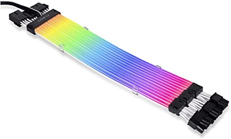 Lian Li Strimer Plus V2 Triple 8 PIN GPU RTX 30 Series Extension RGB 300mm Cable