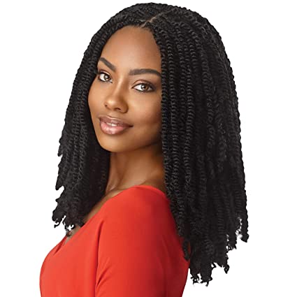 MULTI PACK DEALS! Outre Synthetic Braid - X PRESSION TWISTED UP SPRINGY AFRO TWIST 16 (3-PACK, 1B)