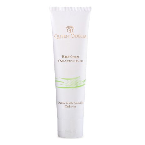 Queen Odelia Hand Cream for DRY and AGING HANDS with Cactus Oil and Dead Sea Minerals, 4 oz. - Non-Sticky Anti Aging Moisturizing Hand Cream - Protect, Nourish and Moisturize your Working Hands