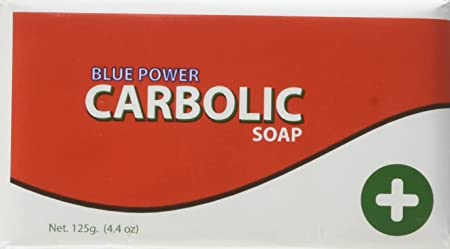 Blue Power Carbolic Soap,Anti Bacterial Hand and Body Soap from Jamaica, Natural Scented,Mildly Antiseptic Soap, 4.4 Ounce - Pack of 30 (Package May Vary)