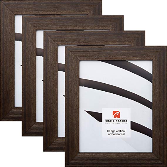 Craig Frames 15DRIFTWOODBK 10 x 12 Inch Picture Frame, Black, Set of 4