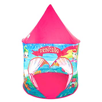 Princess Fairy Play Tent for Little Girls, Toddlers - Kids Pop Up Castle Tents