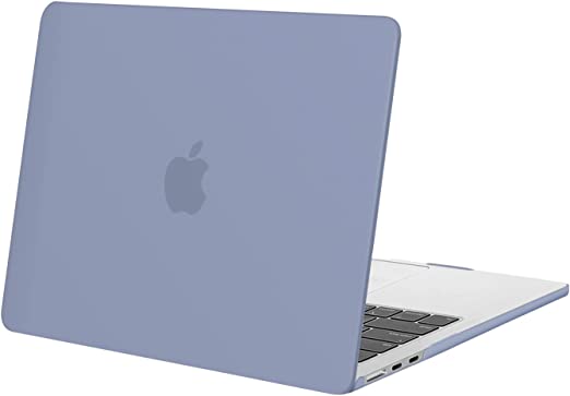 MOSISO Compatible with MacBook Air 13.6 inch Case 2022 Release A2681 M2 Chip with Liquid Retina Display & Touch ID, Protective Plastic Hard Shell Case Cover, Lavender Gray