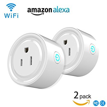 Woocon Remote Wifi Mini Smart Plug That Work With Alexa Google Home Outlet Compatible With Voice Activated Devices Echo Dot Multi-function Switch adapter