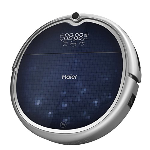 Haier Robot Vacuum Cleaner Floor Cleaner with Self Charging and Wet Mop with Remote Control Blue