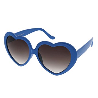 zeroUV - Women's Oversize Gradient Lens Heart Sunglasses 55mm