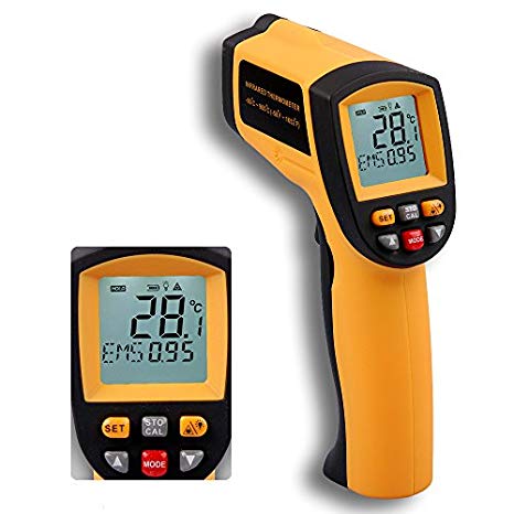 BENETECH GM-900 12:1 Infrared Thermometer Pyrometer Celsius 0.1~1EM IR -50~900°C -58~1652°F