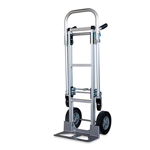 Pack-N-Roll 87-308-917 2-in-1 Hand Truck Dolly, One Size, Silver