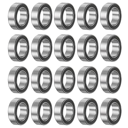 uxcell 20pcs MR85-2RS Deep Groove Ball Bearings 5x8x2.5mm Chrome Steel Miniature Bearing Double Sealed Precision Bearings, P6 (ABEC 3)