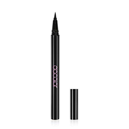 Docolor Eyeliner Pen Super Slim Long-Lasting Liquid Eyeliner Makeup Waterproof Eye Liner Gel Black