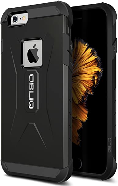 iPhone 6S Case, Obliq [Xtreme Pro][Black] Heavy Duty Sturdy Bumper Soft PC TPU Shock Scratch Resist Protective Thin Slim Fit Armor Cover for Apple iPhone 6S (2015) & iPhone 6 (2014)