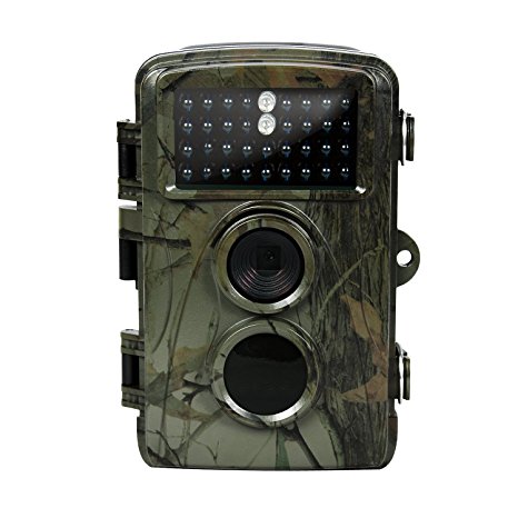 Trail Camera 12MP 720P HD 0.6s Trigger Speed IP56 Waterproof with Night Vision For Outdoor 65ft Trigger Distance