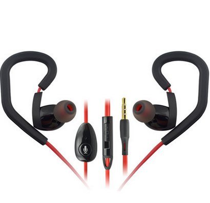 Darkiron Earphones Headphones, High Definition, in-ear, Tangle Free, Noise Isolating , HEAVY DEEP BASS for iPhone, iPod, iPad, MP3 Players, Samsung Galaxy, Nokia, HTC, Nexus, Black Berry etc (With Volume Control and Mic) (Red)