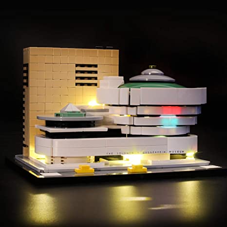LIGHTAILING Light Set for (Architecture Solomon R. Guggenheim Museum) Building Blocks Model - Led Light kit Compatible with Lego 21035(NOT Included The Model)