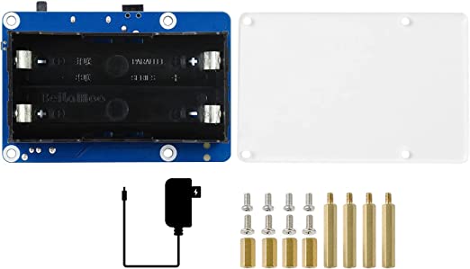 Waveshare UPS HAT (B) for Raspberry Pi 5V Uninterruptible Power Supply 5A High Current with Pogo Pins Connector