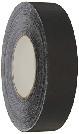 Polyken 510 Vinyl Coated Cloth Premium Gaffer's Tape, 11.5 mil Thick, 55 yds Length, 1-1/2" Width, Black