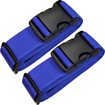TRANVERS Heavy Duty Luggage Strap For Suitcase 16"~32" With Built-in Address Tag