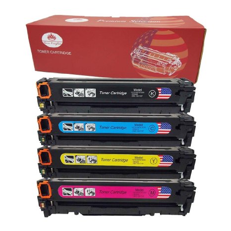 Toner Kingdom Remanufactured Toner Cartridges Compatible Canon 131 for Use in Canon imageCLASS LBP-7100CN, LBP-7110CW, MF8280, MF8230CN, MF8280CW (4 Pack, 1Black, 1Cyan, 1Yellow, 1Magenta)