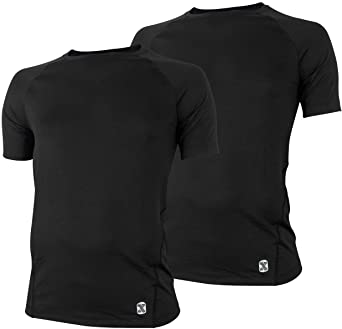 FITEXTREME Mens 2 Pack MAXCOOL Performance Mesh Layer Quick Dry Undershirts Top
