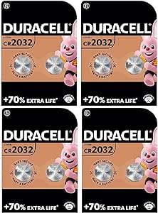 8 x Duracell Cr 2032 Lithium (4 ampoules de 2 batteries) 8 piles