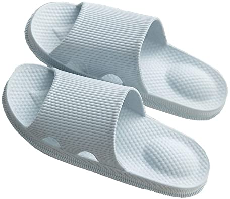 APIKA Men and Women Massage Slippers Non-Slip Home Thick-Soled Sandals Bathroom Casual Shoes