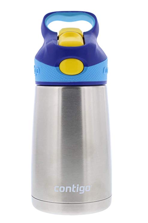 Contigo Kids Autospout Stainless Steel Chill Water Bottle, 10oz - Airforce Blue