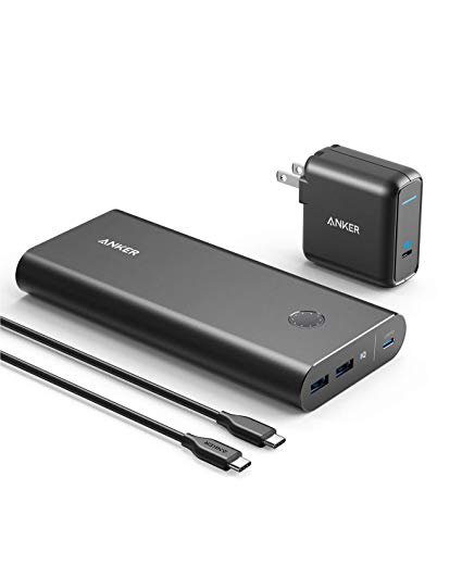 Anker PowerCore  26800 PD 45W with 60W PD Charger, Power Delivery Portable Charger Bundle for USB C Laptops, MacBook Air/Pro/Dell XPS/iPad Pro 2018, iPhone 11 Pro / 11 / XS Max / X / 8, and More