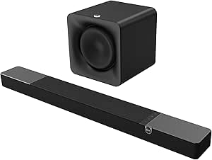 Klipsch Flexus Sound System: CORE 200 Sound Bar, 10" SUB 100 Subwoofer, Powered by Onkyo with Bluetooth, Dolby Atmos and Custom Tuned Bass - Black