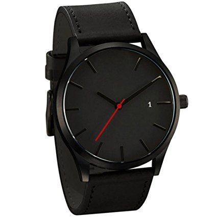 SMTSMT Popular Low-key Men's Quartz Wristwatch Minimalist Connotation Leather Watch