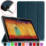 Fintie Samsung Galaxy Note 101 2014 Edition Case Cover - Ultra Slim Lightweight Stand Smart Shell with Auto SleepWake Feature Navy