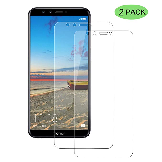 CNXUS [2 Pack Compatible for Huawei Honor 9 lite Screen Protector, HD 3D Touch Tempered Glass Film 9H Hardness, Anti-Scratch, Anti-Fingerprint, Crystal Clear Bubble Free for Huawei Honor 9 lite