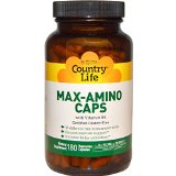 Country Life Max-amino with b-6 blend Of 18 Amino Acids 180-Count
