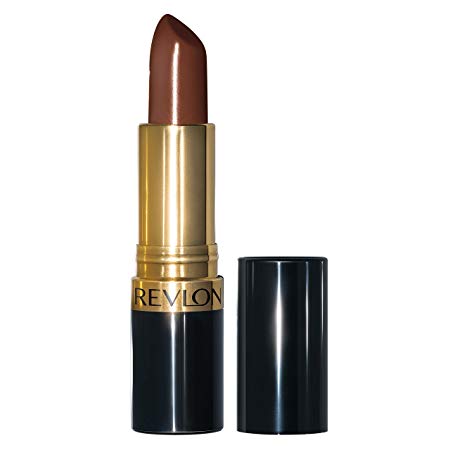 Revlon Super Lustrous Lipstick with Vitamin E and Avocado Oil, Cream Lipstick in Brown, 665 Choco-Liscious, 0.15 oz