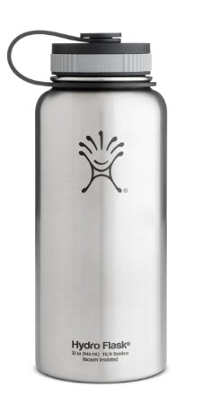 Hydro Flask Insulated Wide Mouth Stainless Steel Water Bottle 32-Ounce