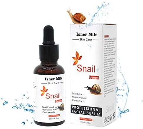 Hyaluronic Acid Serum,Face Care Snail Secretion Moisturizing Essence Collagen Booster Anti-Aging For Skin Wrinkles & Face Lift