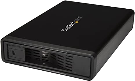 StarTech.com 3.5" External SATA Hard Drive Enclosure - Trayless - eSATA/USB 3.0 (USB 3.1 Gen 1) Hard Drive Enclosure w/UASP (S351BMU33ET)